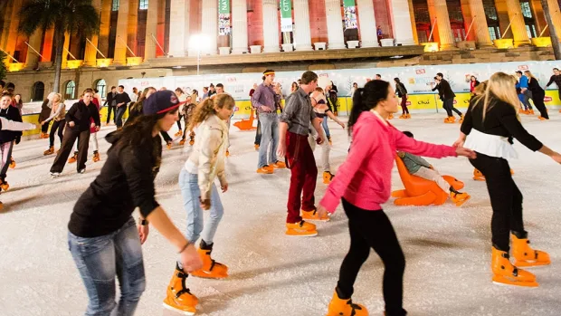 Ice Skating at George Square