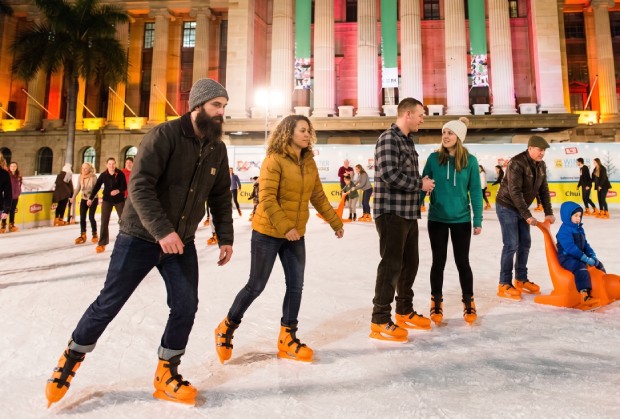 Ice Skating at George Square