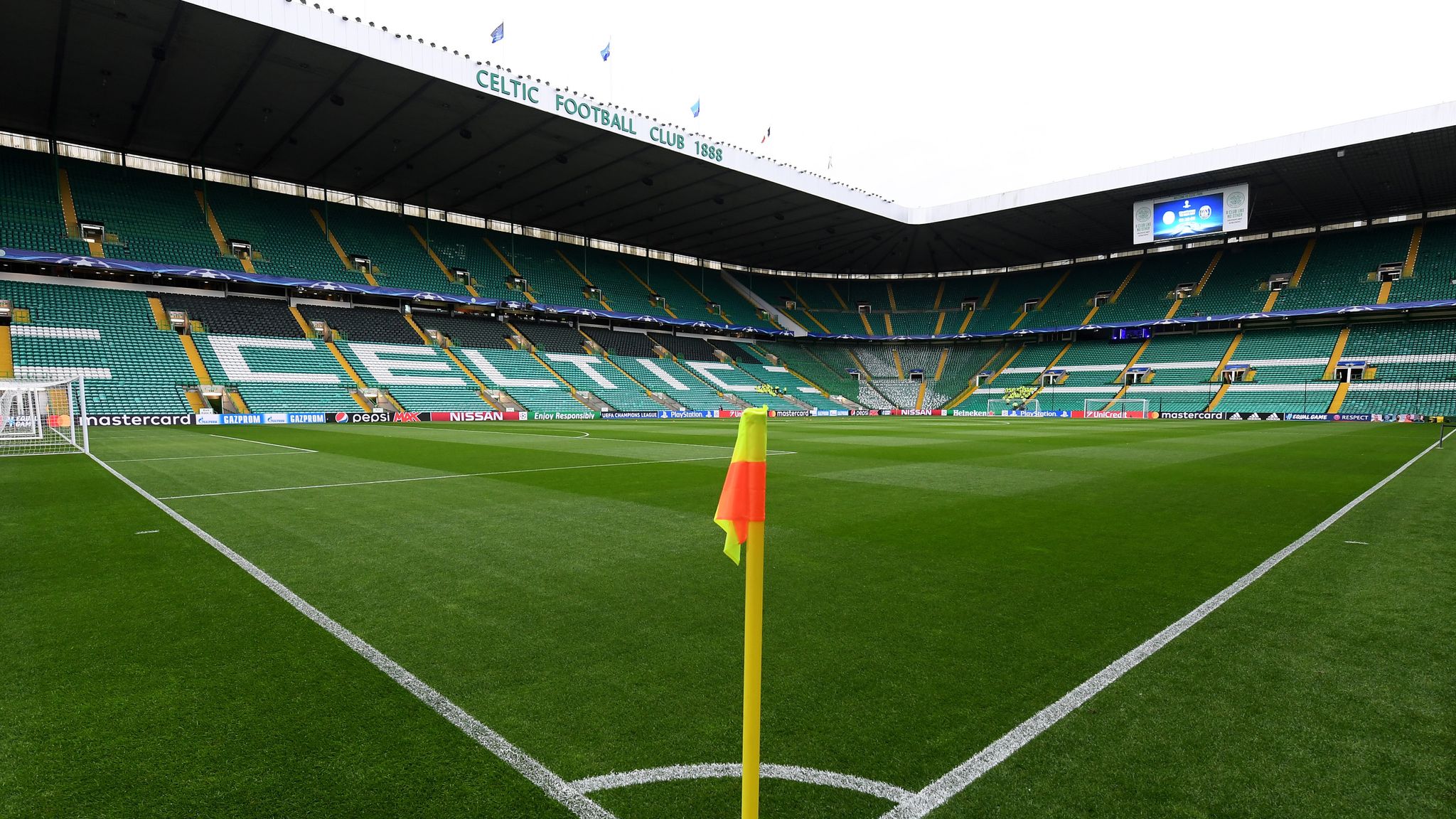 Football Match by Villa in Glasgow