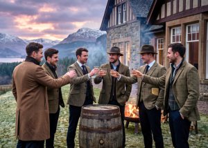 Scottish Stag Do Ideas The Burns & Barrels Winter Weekend